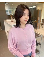 ローレンアオ(LOREN AO)&nbsp;ミルクティベージュオリーブダブルカラーラベンダー