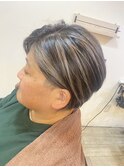 ショートボブハイライト