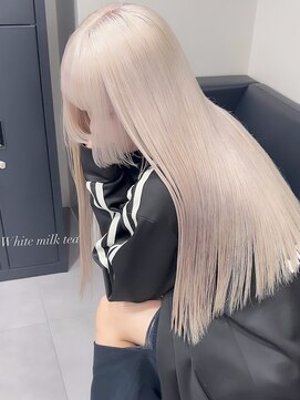 ベレーザ 渋谷(BELEZA) 7393ニュアンスカラーシルバーアッシュハイトーンカラー韓国ヘア