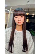 ヘアーアンジェ 伊達店(Hair ange) ノームコア髪質改善ストレート×メンズライクファッション-1