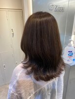 ジーナ 本八幡(Zina)&nbsp;髪質改善＊ロングレイヤーグレーベージュ＊美髪【Zina本八幡】