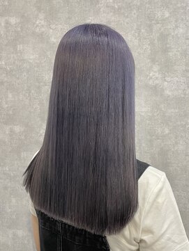 ランガリ ヘアアンドスパ(Rangali Hair&Spa) 【別府 ランガリ】ブリーチ有/パープルカラー