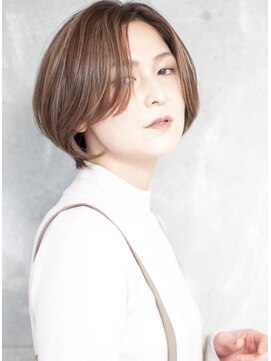 アッシュ 石神井公園店(Ash) 大人女性のショートボブ
