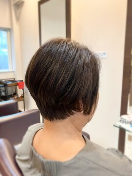 ルセ イノベーション 白岡本店(Ruse innovation) 【6月】大人ショートボブ×くすみベージュ♪