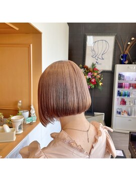 ワイボンドヘアー(Y bond hair) ブリーチボブ