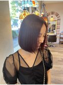 【FAVOR店長】切りっぱなしボブ　パーソナルカラー診断