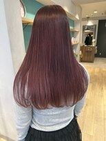 エミス バイ メルト 吉祥寺(emis by melt)&nbsp;【堀惠】ダブルカラー吉祥寺ピンクブラウンロング暖色髪質改善