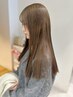 【chiaki指名限定】ブリーチなしダブルカラー+前髪顔周りカット/艶カラー