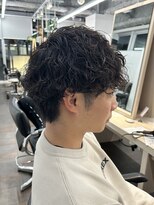 サロンドジョー(salon de joe)&nbsp;メンズパーマツイストスパイラルパーマシャドウパーマショート