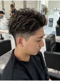 ショートツイスパ×メッシュカラー