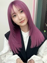 ミテ ナゴヤ(mite nagoya)&nbsp;ピンクラベンダー / レイヤーカット / ハイトーン / 名駅
