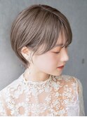大人可愛い30代40代50代小顔◎マッシュショートボブ