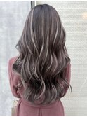 ハイライトショートヘアレイヤーカットイルミナカラー