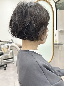 アイコニックナゴヤ(AIconic nagoya) ボブ/大人ボブ/ふんわりボブ/パーマ/デジタルパーマ