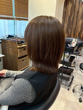 ヘアリゾート粋 トゥジュ 池袋東口店(tujuh) 髪質改善/ミディアム/レイヤー/外ハネ