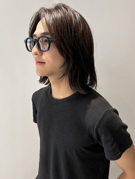 暗めカラー/韓国風巻き/レイヤーカット/髪質改善/縮毛矯正/銀座