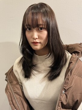 ブラウン/レイヤーカット/透明感/髪質改善