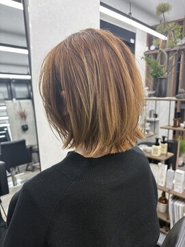 オントエンヘアー(ONTOEN.Hair) ふんわり大人カジュアルボブ