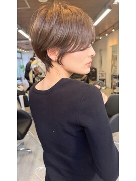 ダム(DaM) ナチュラルボブ前髪ありイメチェン20代30代40代ショートボブ