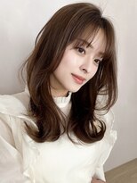 アグノス 青山(Agnos)&nbsp;こなれヘア小顔カット美髪外ハネボブ似合わせカットセミディ