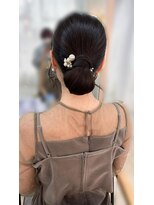 エルバイラビス 大宮(elu by lovis)&nbsp;《あやね》ヘアセット/タイトシニヨン