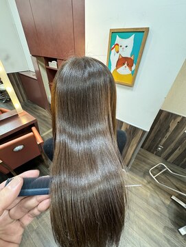 セレスト 福岡天神店(CELESTE) 触れたくなるツヤ髪。イノアカラー「ノンブリーチ・アッシュ」