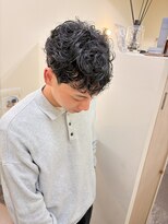 ヒントステーション(HINTSTATION) 〈浅草 半個室〉メンズルーズパーマ