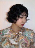 表参道/イメチェン/ピンクベージュ/アンブレラカラー/前髪