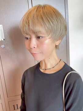 モアナ バイ ヘッドライト 上田店(Moana by HEADLIGHT) Moana【上田】#ブリーチ#ショートレイヤー#ダブルカラー