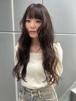シロ 大名2号店(SiLO)&nbsp;シースルーバング×ゆるウェーブロング