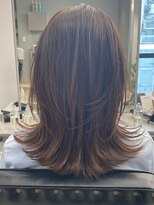 トリッカ シブヤ(TRICCA SHIBUYA)&nbsp;ブラウンベージュ×くびれミディアムレイヤー