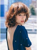  大人可愛いエアリーミディ