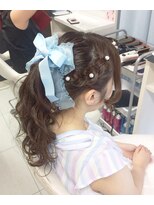 ポニーテール　＠ヘアセット