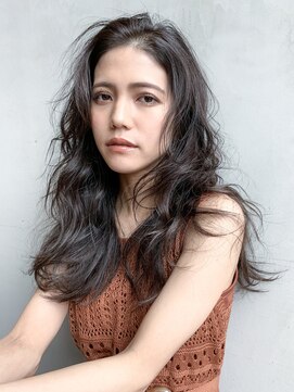 アイティー バイ アルバム 中野店(IT by ALBUM) ミックスカール_ハイライトカラーセミウェットウェーブ_7794