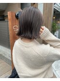 外ハネボブ×クリーミーベージュ　Sac.栃木優佑