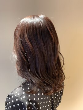 レイキョウト(Ray Kyoto) 【ブリーチなし】ノーブルモーヴ×外ハネミディ