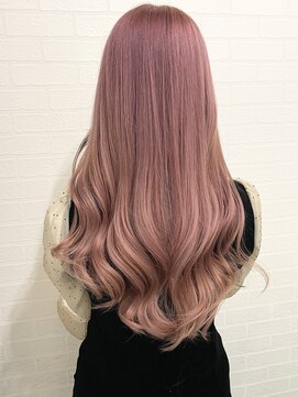 アールプラスヘアサロン(ar+ hair salon) ハイトーンピンクベージュ