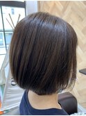 秋ショート 重めショート 秋カラー ショコラカラー