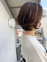 オーシャン(Ocean)&nbsp;［OCEAN　Hair&Life]白髪ぼかしハイライト/大人ボブパーマ