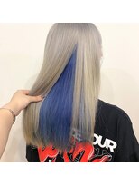 オル(Olu)&nbsp;【MIZUKI 】ホワイトベージュ×インナーカラー