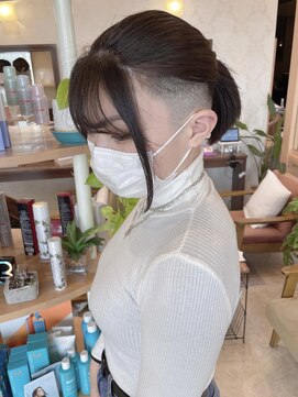 ヘアメイク ミチ 富田店(HAIRMAKE MICHI) 【MICHI 富田店 古作蓮】スキンフェード女子