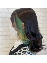 ビス ヘア アンド ビューティー 西新井店(Vis Hair＆Beauty)&nbsp;20代30代40代大人可愛いイヤリングカラー立体感ロブヘアー