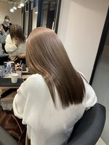 ラフ 難波店(LAFF) #黒髪#ボブルフ#ネビージュ#小顔#ワンレン