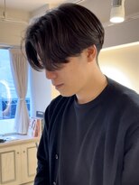 キャンバス バイ ネオリーブ 横浜西口(Canvas by neo.)&nbsp;センターパート ニュアンスパーマ 刈り上げ ツーブロック