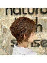 ナチュラルハイセンス 本店(natural high sense) 大人ショート×王道ベージュ 似合わせカット/町屋駅