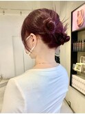 韓国ヘアアレンジ ボルドーカラー 学割U24 吉祥寺 《宮坂紅》