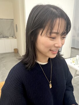 オンド(onde) 薄バング♪薄グレージュ