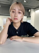 ムード タテマチ(mood tatemachi)&nbsp;結べる耳掛けボブ☆外ハネハイトーン