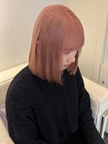 ベレーザ 渋谷(BELEZA)&nbsp;6225ベビーピンク艶髪ハイトーンカラーホワイトピンク韓国ボブ