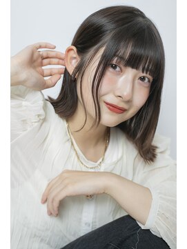 リアン バイ プロデュース 永山店(Lien by Produce) 大人ショートボブ外ハネサラ艶前下がり/髪質改善ケア＃2